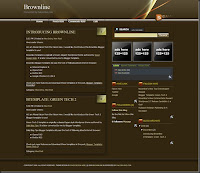 Brownline Blogger Template